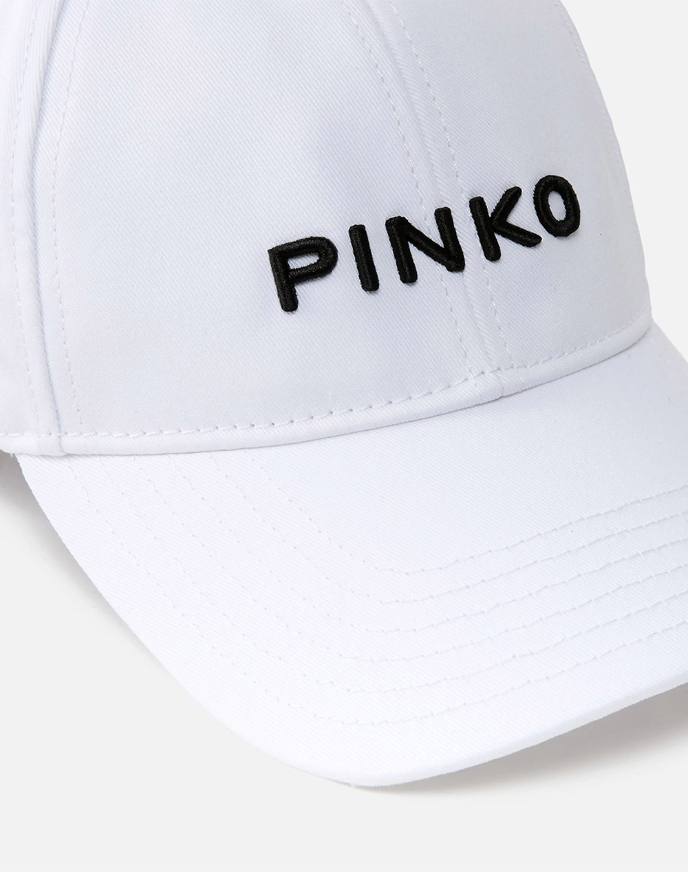 PINKO BREAK DANCE BASEBALL CAP COTON 106739A38Q-Z04 White φωτογραφία