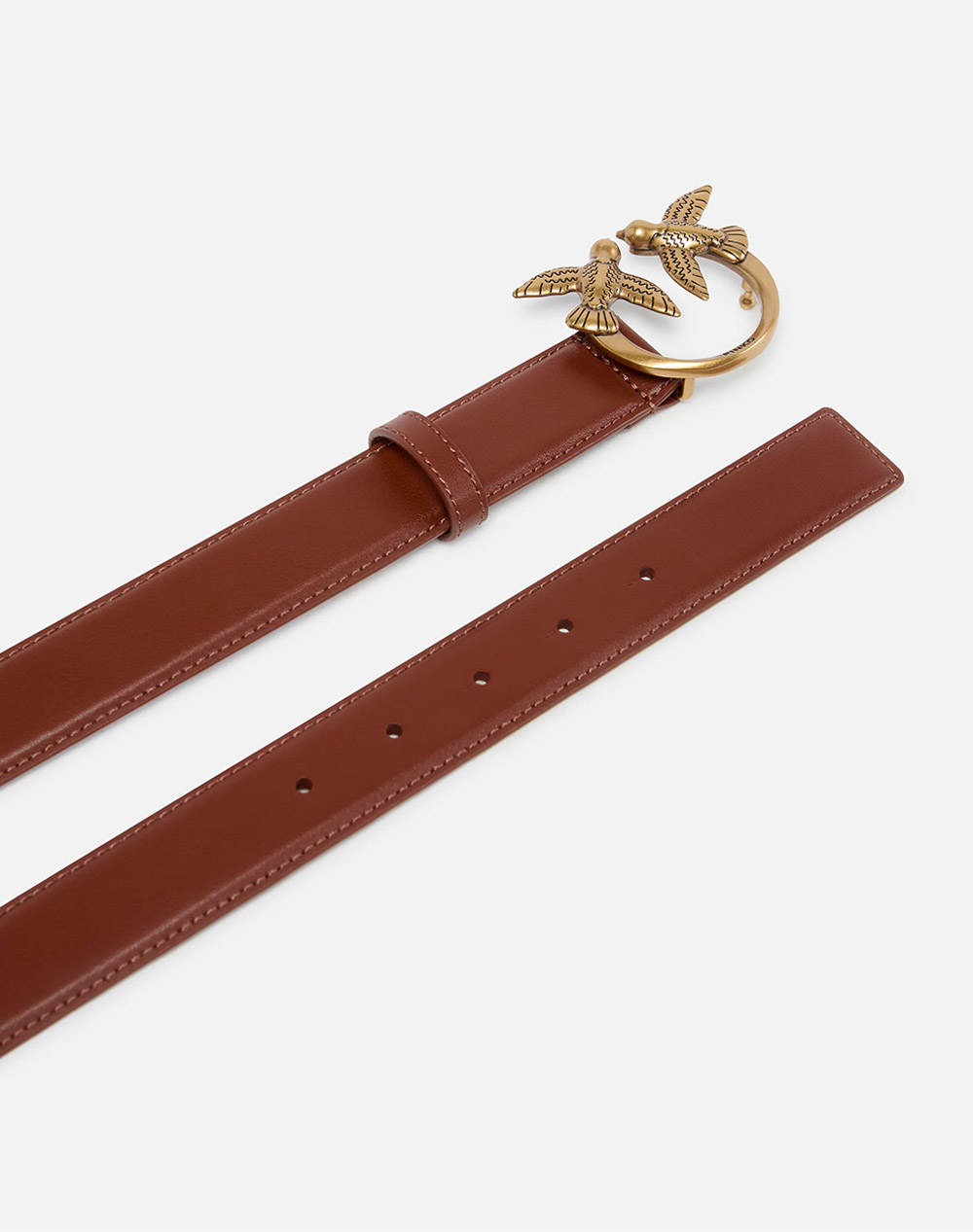 PINKO LOVE BERRY H3 BELT.LOW VITELLO 100125A0F1-L84Q Cappuccino