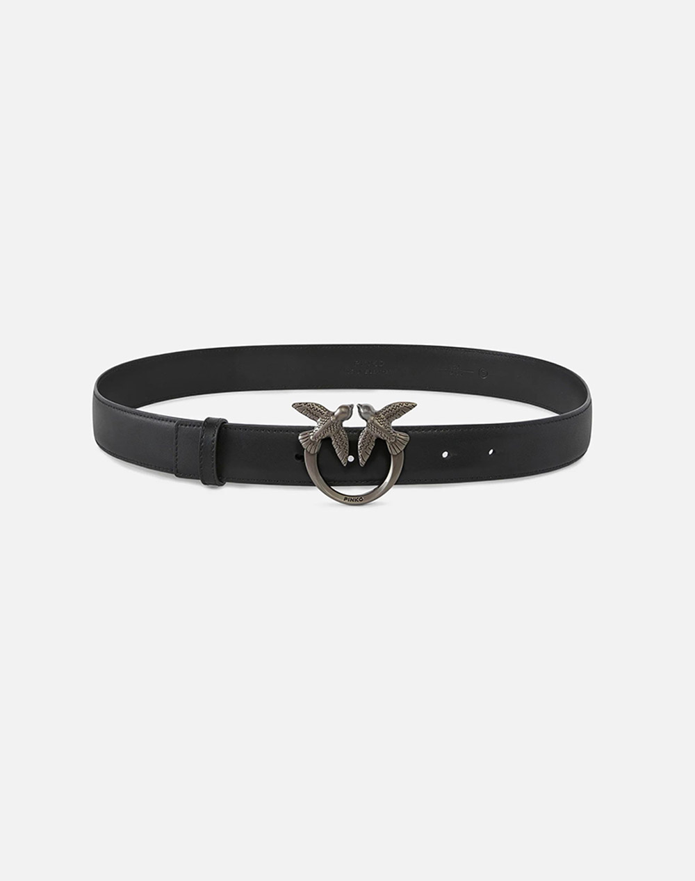 PINKO LOVE BERRY H3 BELT.LOW VITELLO 100125A0F1-Z99O JetBlack