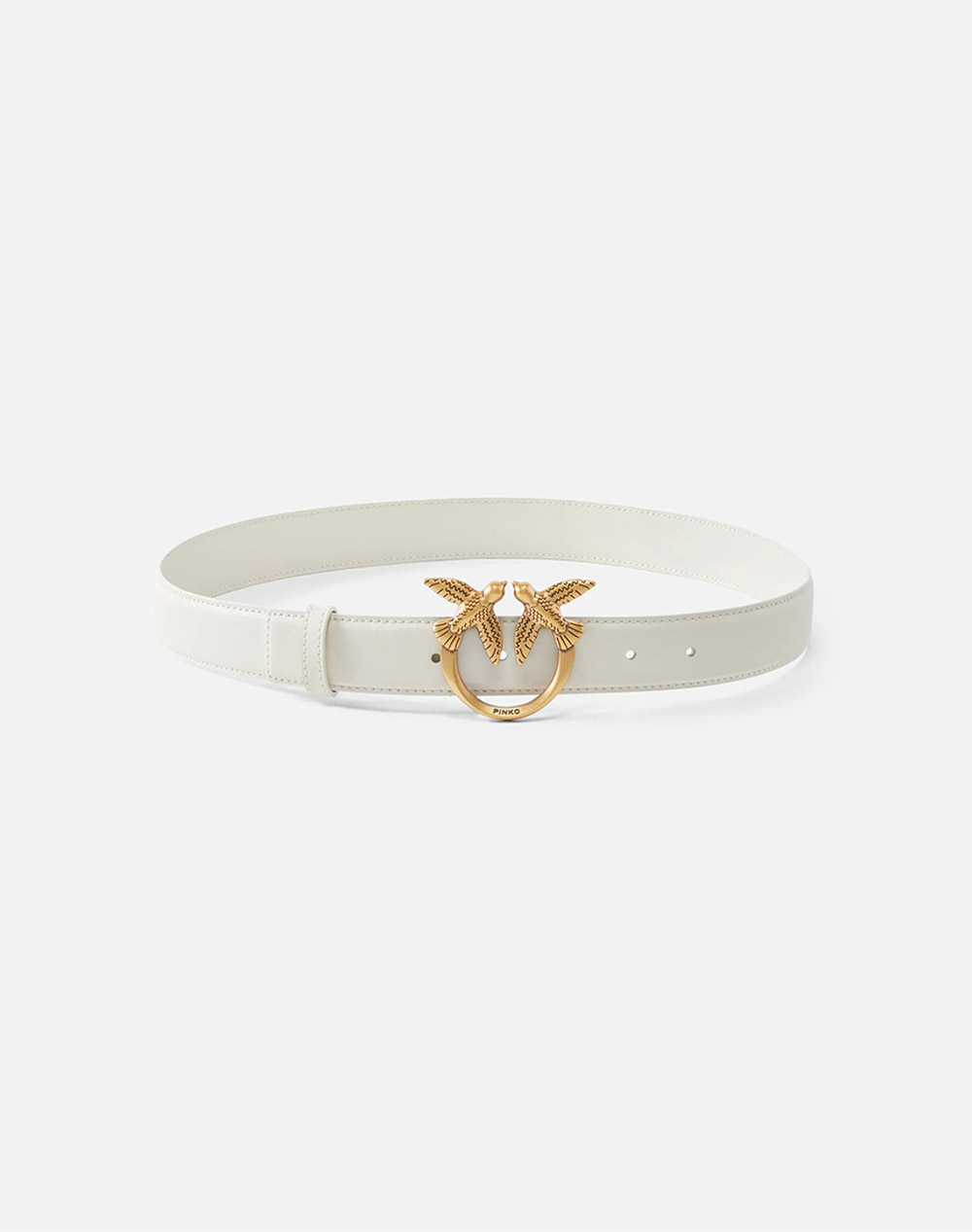 PINKO LOVE BERRY H3 BELT.LOW VITELLO 100125A0F1-Z14Q White