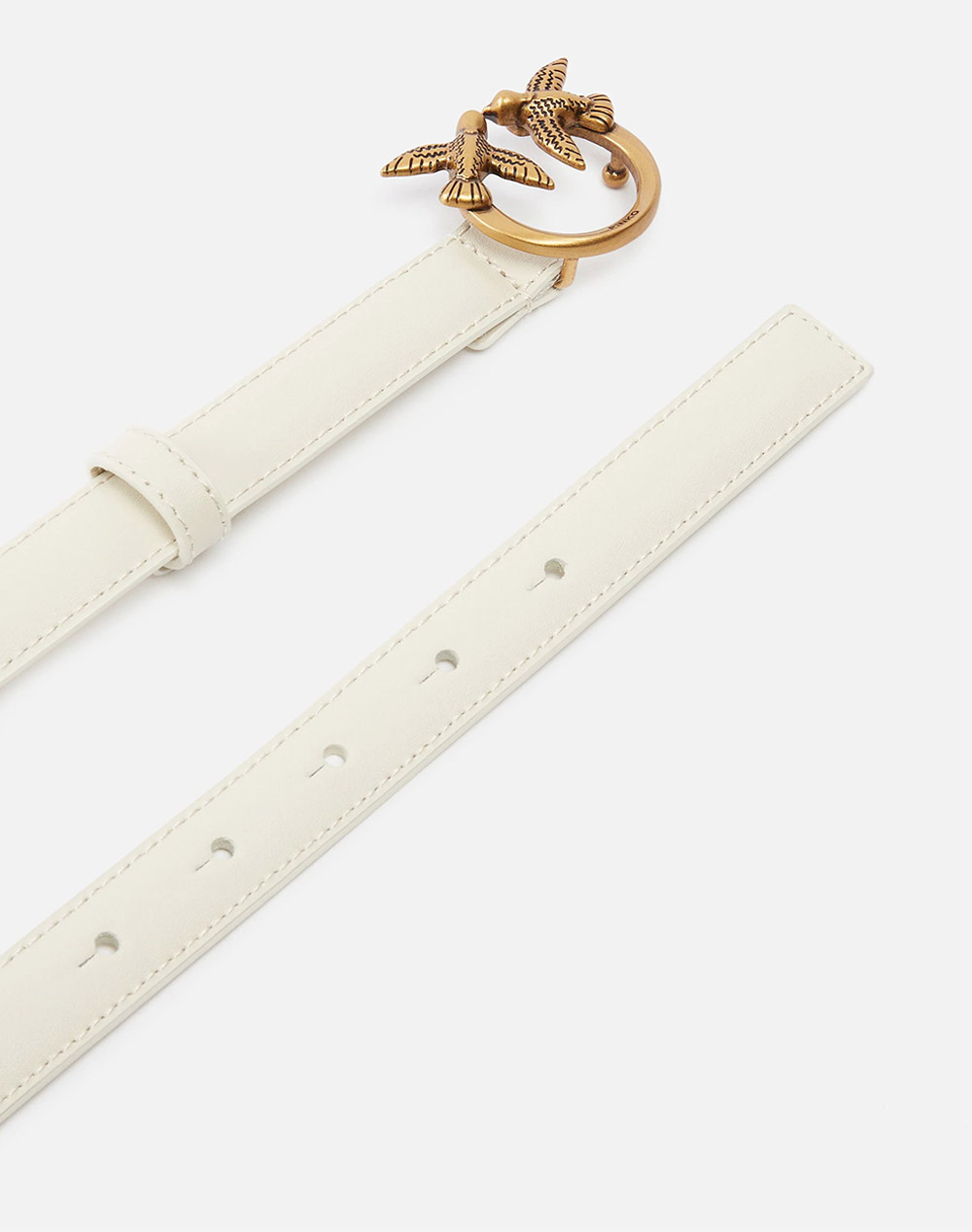 PINKO LOVE BERRY H2 BELT.LOW VITELLO 100143A0F1-Z14Q White