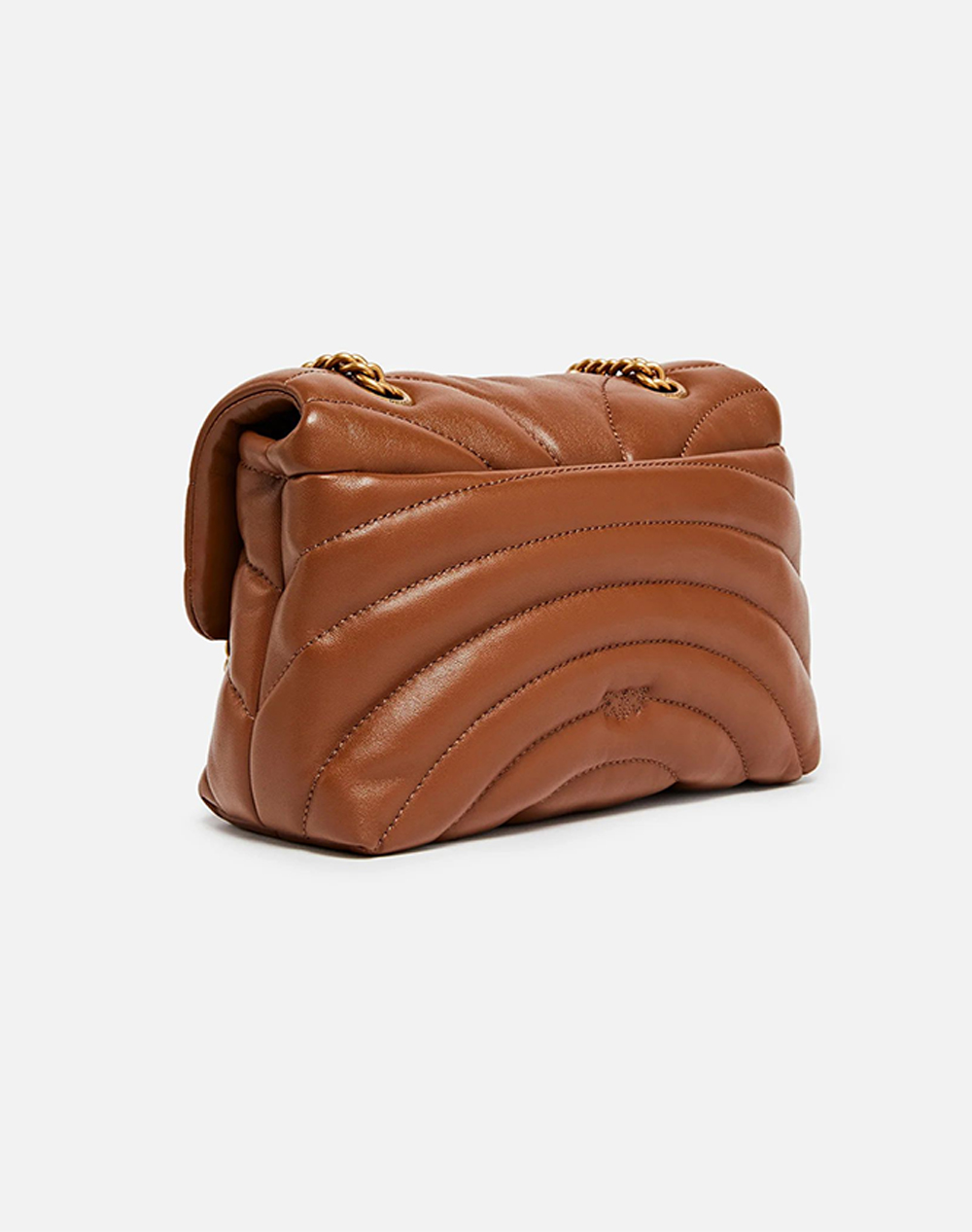 PINKO LOVE PUFF MINI CL SHEEP NAPPA 100039A1EX-L17Q Brown
