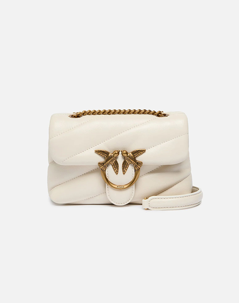 PINKO LOVE PUFF BABY CL SHEEP NAPPA 100040A0F2-Z14Q Cream