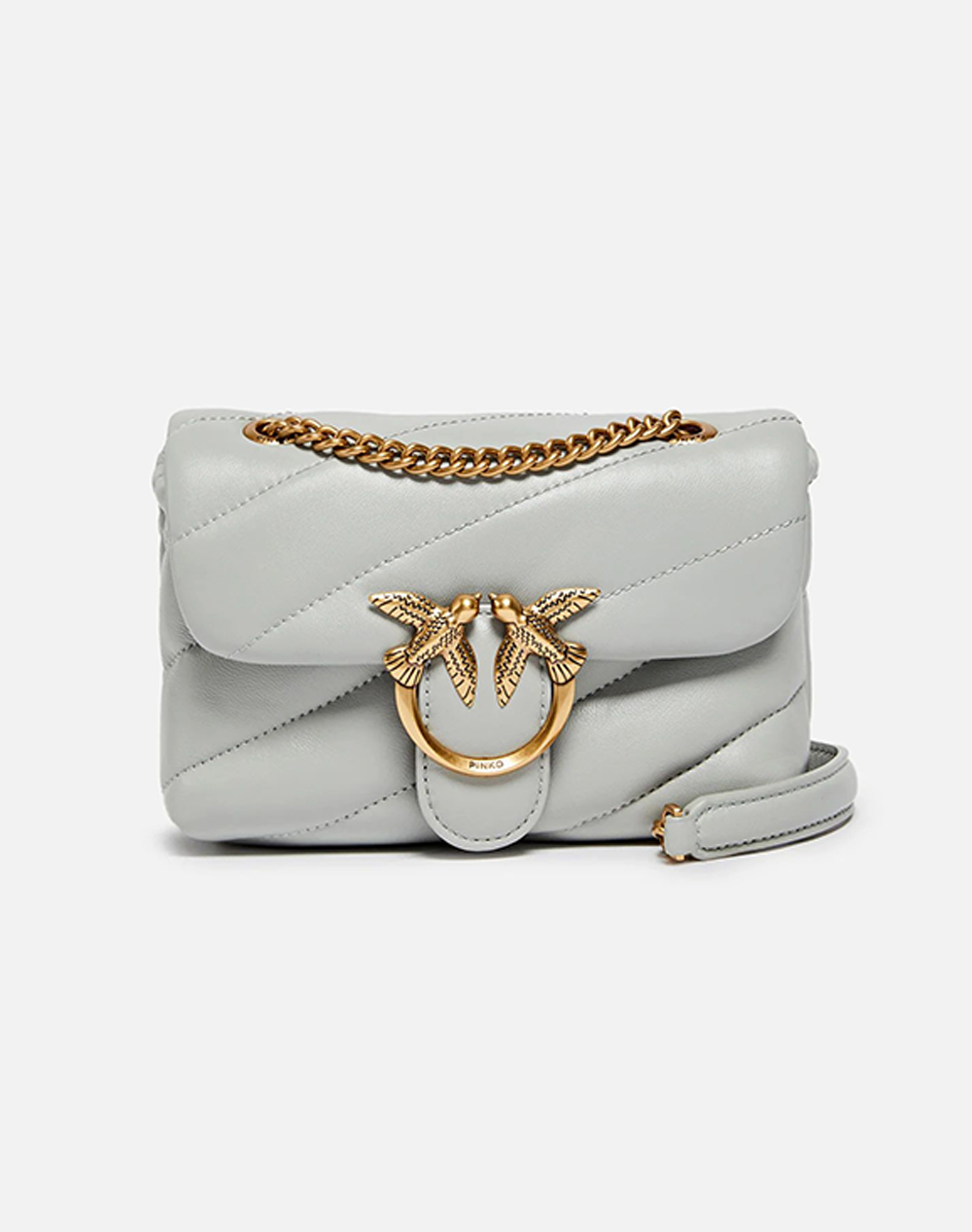 PINKO LOVE PUFF BABY CL SHEEP NAPPA 100040A0F2-K32Q LightGray