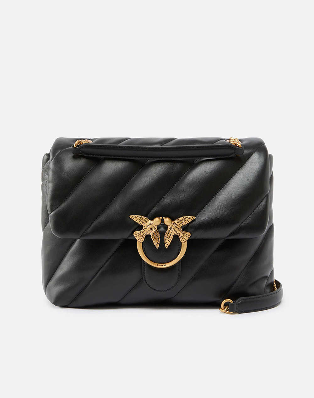 PINKO LOVE PUFF BIG CL SHEEP NAPPA 100037A0F2-Z99Q Black