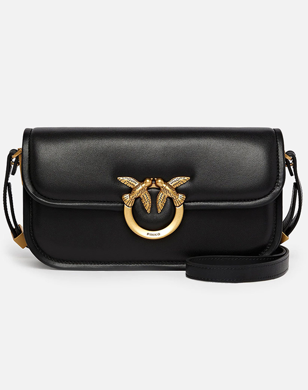 PINKO LOVE BOX HORIZONTAL NAPPA + VI 105083A26L-Z99Q Black