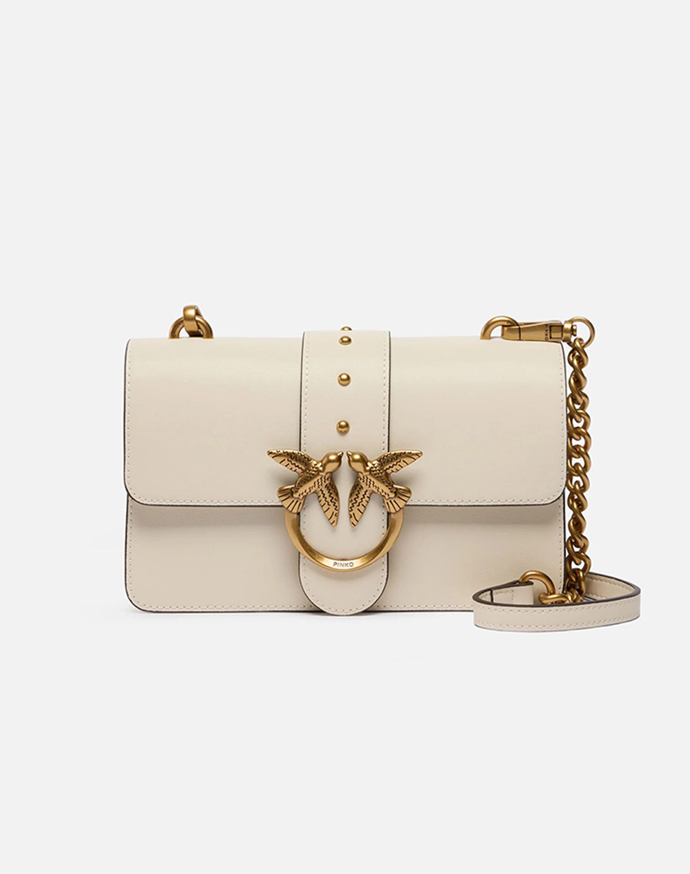 PINKO LOVE ONE MINI ST. CL VITELLO S 105856A0F1-Z14Q Cream