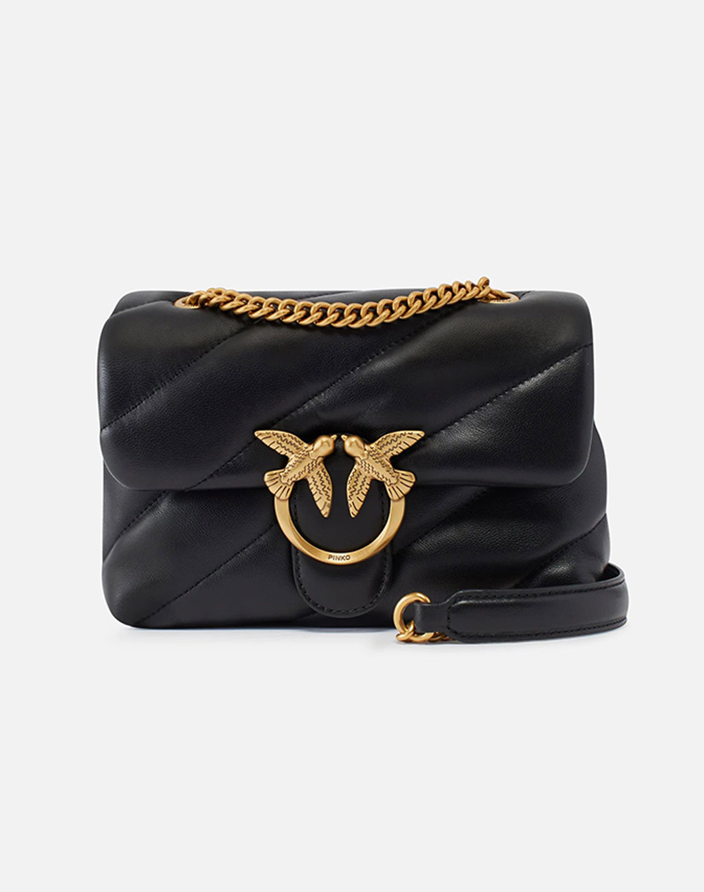 PINKO LOVE PUFF MINI CL SHEEP NAPPA 100039A0F2-Z99Q Black