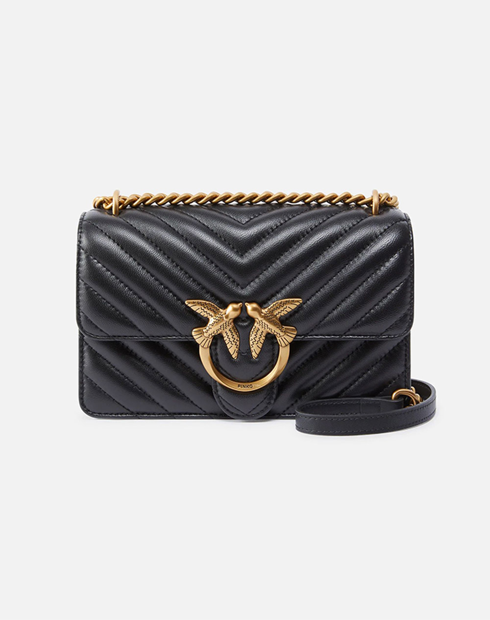 PINKO LOVE ONE MINI DC SHEEP NAPPA C 100074A0GK-Z99Q Black