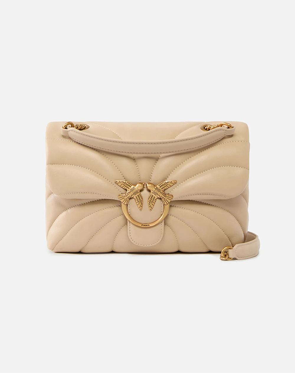 PINKO LOVE PUFF CLASSIC CL SHEEP NAP 100038A1EX-C50Q Biege