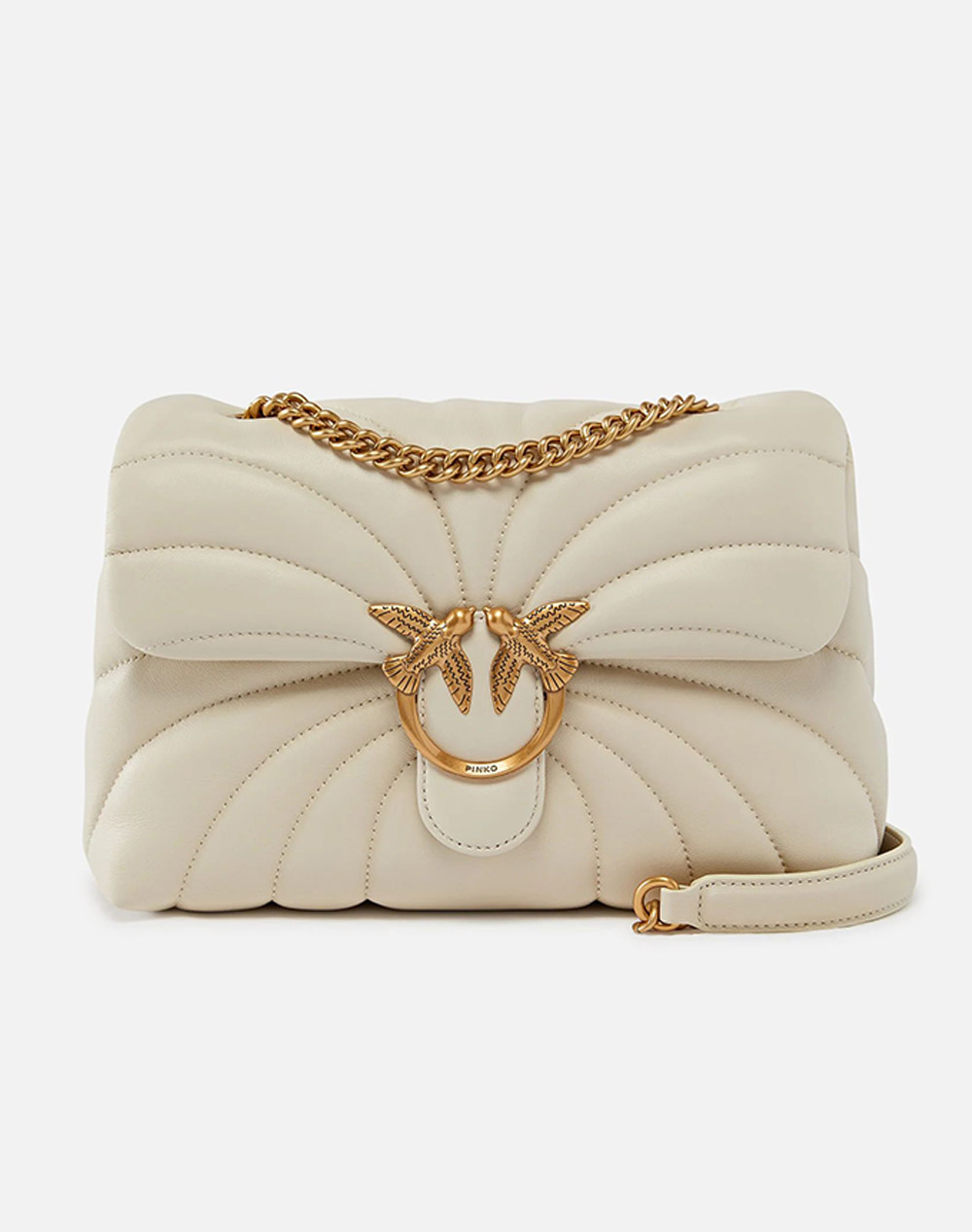 PINKO LOVE PUFF CLASSIC CL SHEEP NAP 100038A1EX-Z14Q Cream