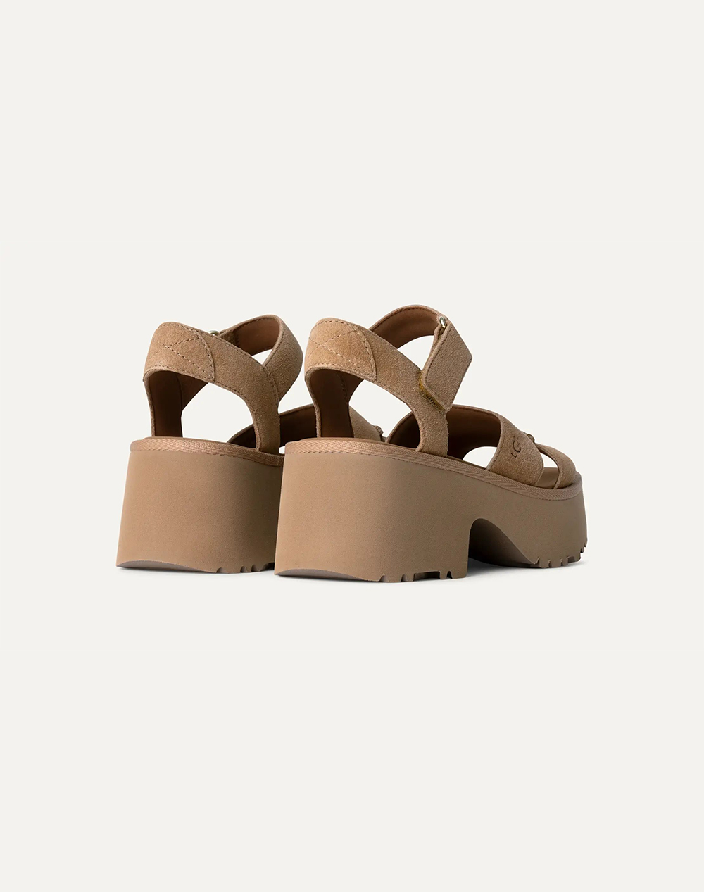 Ugg 1167475 New Heights Ankle Strap Πεδιλο Low 1167475-Mdsd Biege Γυναικεία παπούτσια Εσπαντριγιες Σανδαλια Politikos Shop Πολιτικός