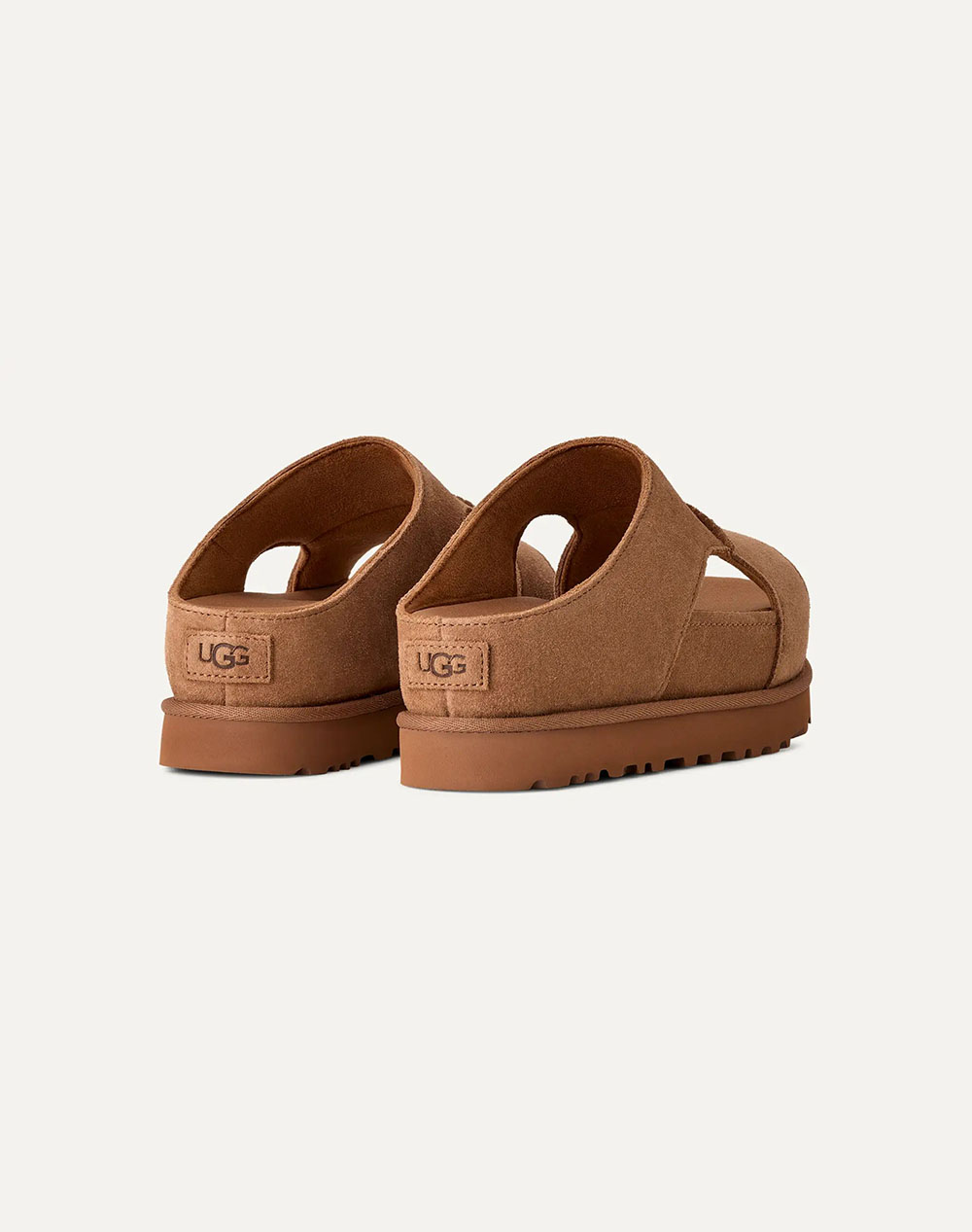 Ugg Goldenstar Hi Cutout Slide 1175132-Che Tan Γυναικεία παπούτσια Εσπαντριγιες Σανδαλια Politikos Shop Πολιτικός