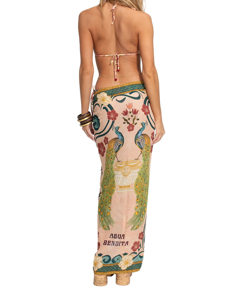 AGUA BENDITA MARINE PLUME-PAREO-MULTICOLOR 20684-MULTICOLOR-MULTI Multi