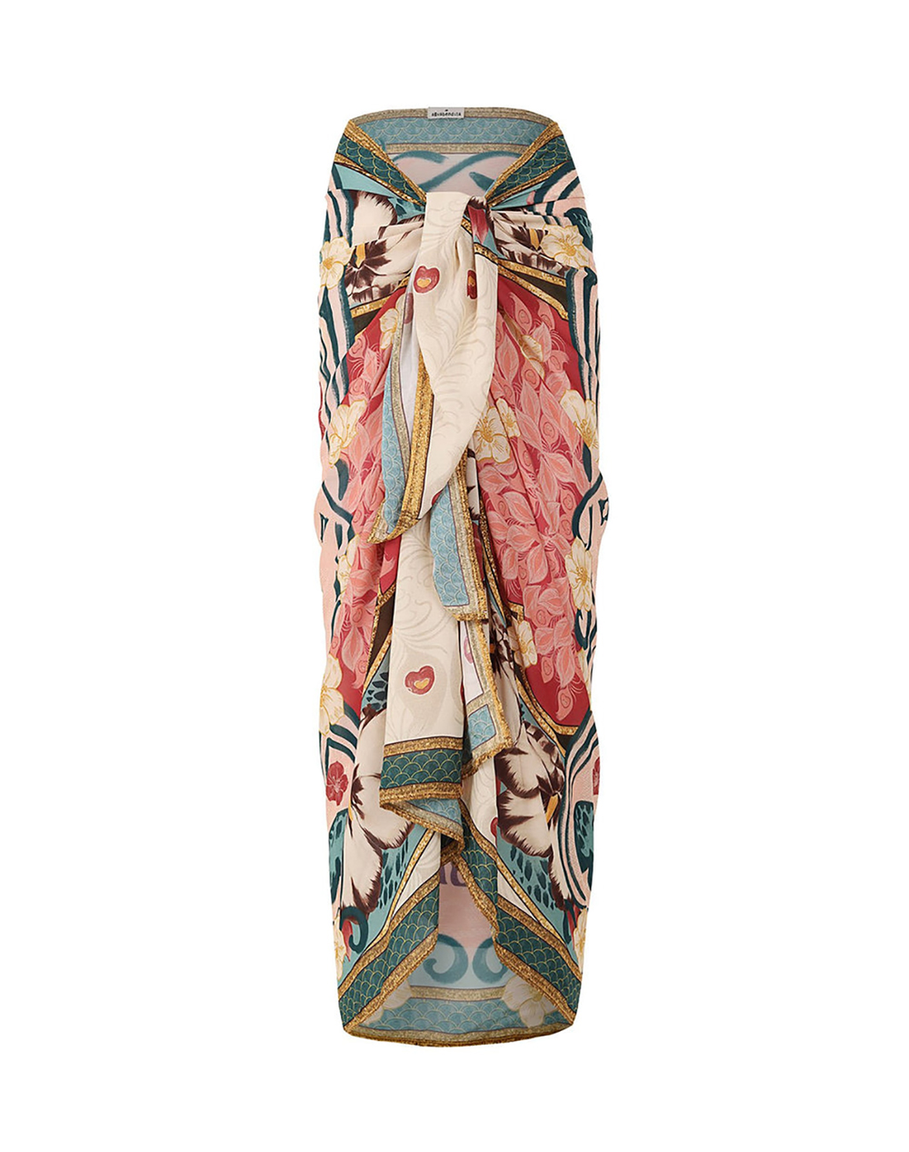 AGUA BENDITA MARINE PLUME-PAREO-MULTICOLOR 20684-MULTICOLOR-MULTI Multi