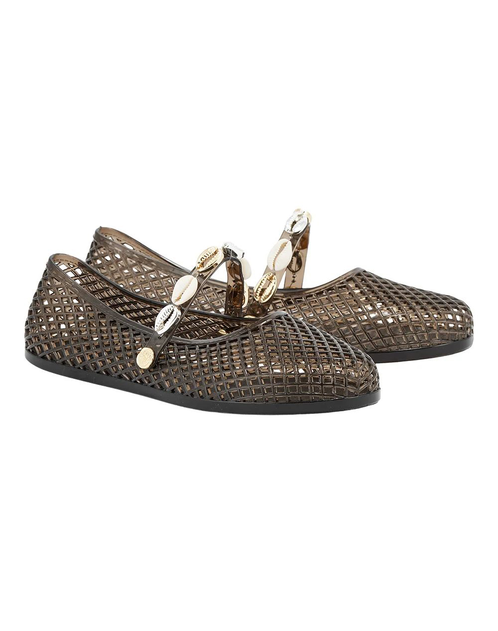 ANCIENT GREEK SANDALS IRO SHELLS-JELLY 12687_1011-39 Black