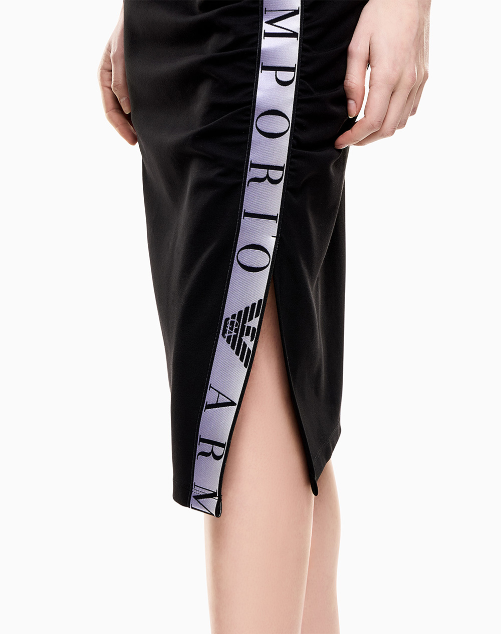 Ea7 Skirt 7W001156Af12501-Uc001 Black Γυναικεία ρούχα φούστες Politikos Shop Πολιτικός