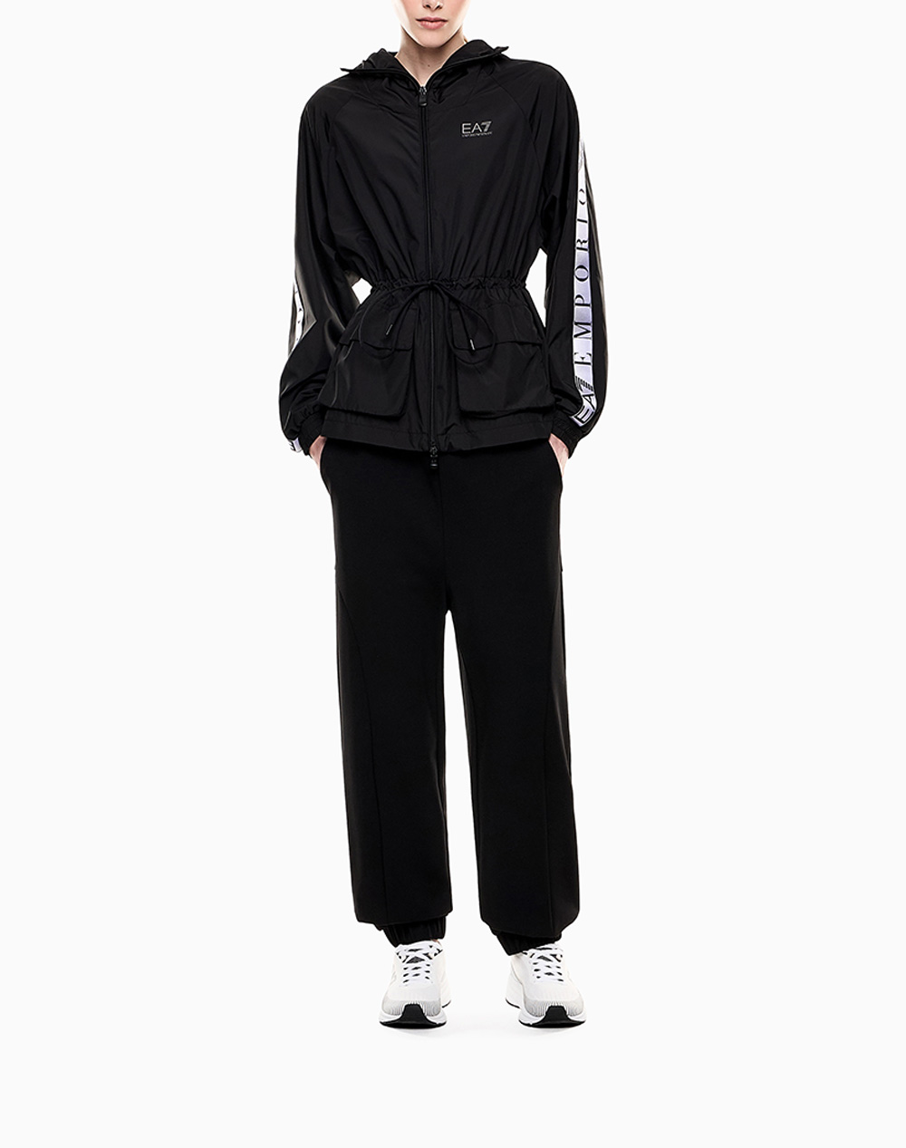 Ea7 Bomber Jacket 7W001158Af12476-Uc001 Black Γυναικεία ρούχα Πανωφορια μπουφάν Politikos Shop Πολιτικός