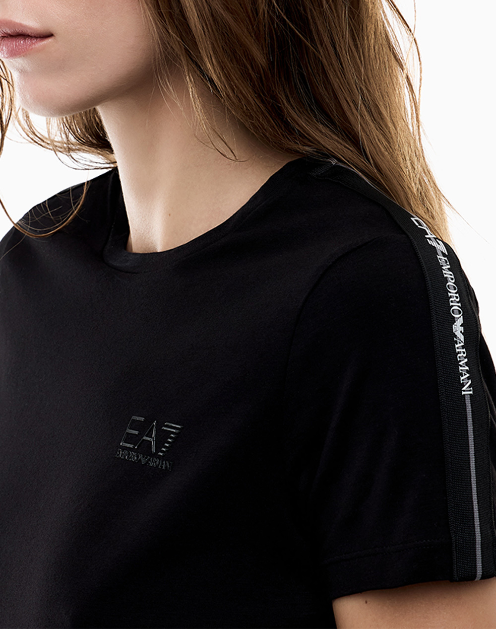 Ea7 T-Shirt 7W001490Af10373-Uc001 Black Γυναικεία ρούχα μπλούζες Τ-Shirt Politikos Shop Πολιτικός