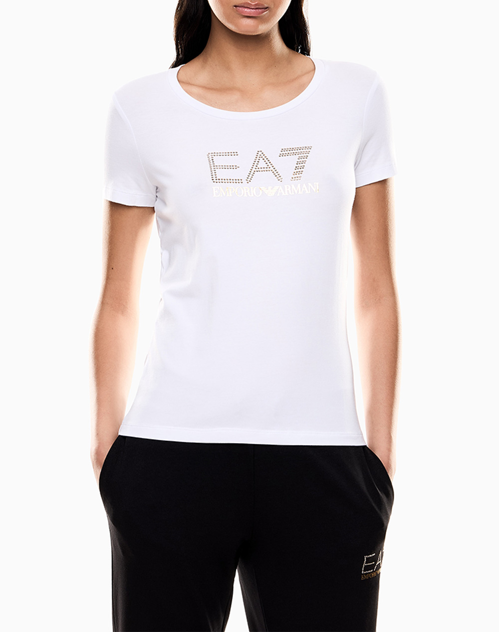 EA7 T-SHIRT 8NTT67TJDQZ-1100 White