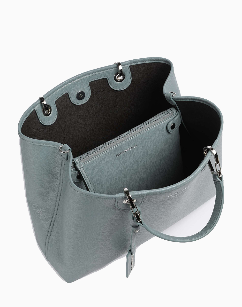 Emporio Armani Shopping Bag Ew000360Af12036-M9110 Petrol Γυναικεία αξεσουάρ τσάντες Politikos Shop Πολιτικός