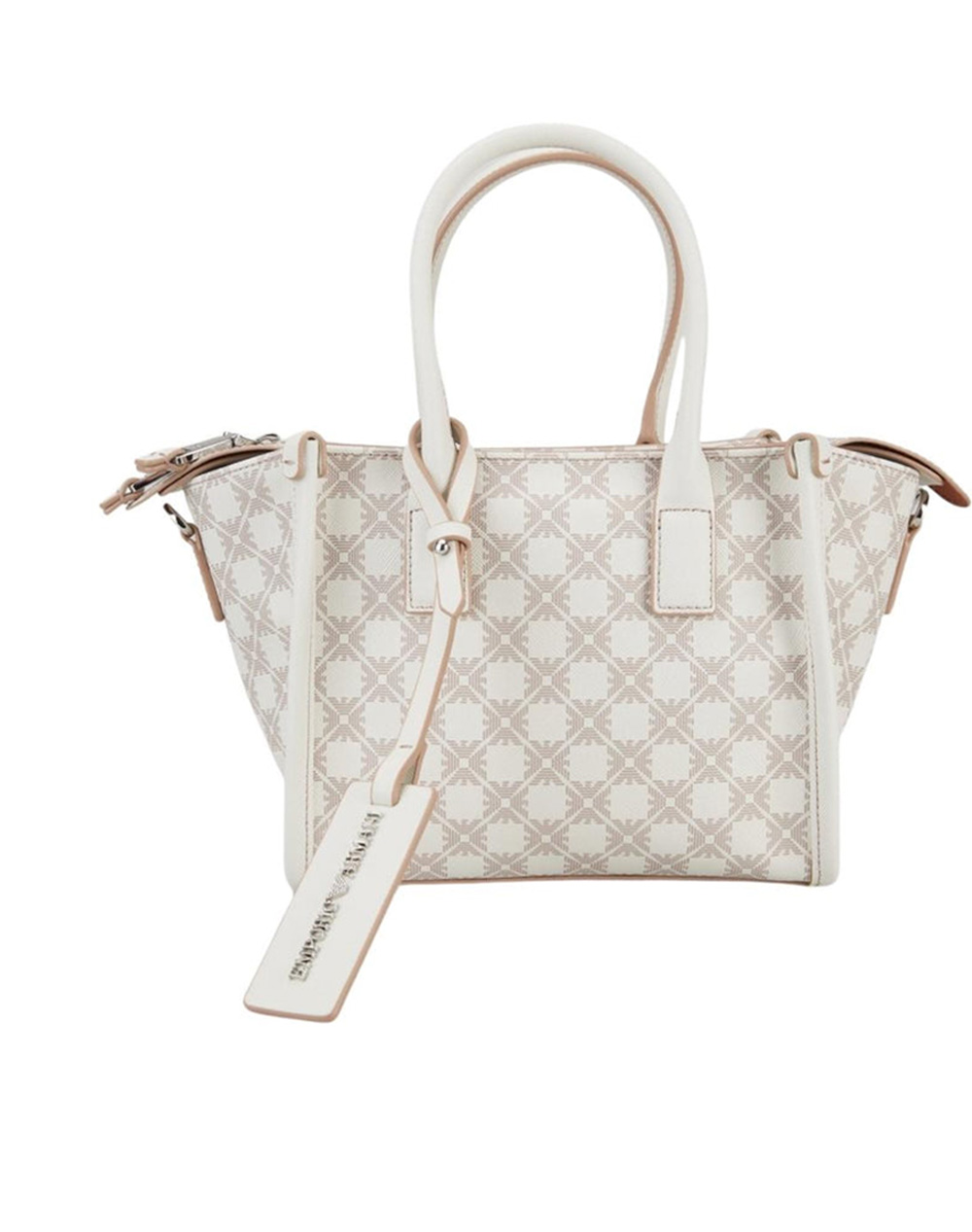 ARMANI SHOPPING BAG EW004907AF25820-F0214 Ecru