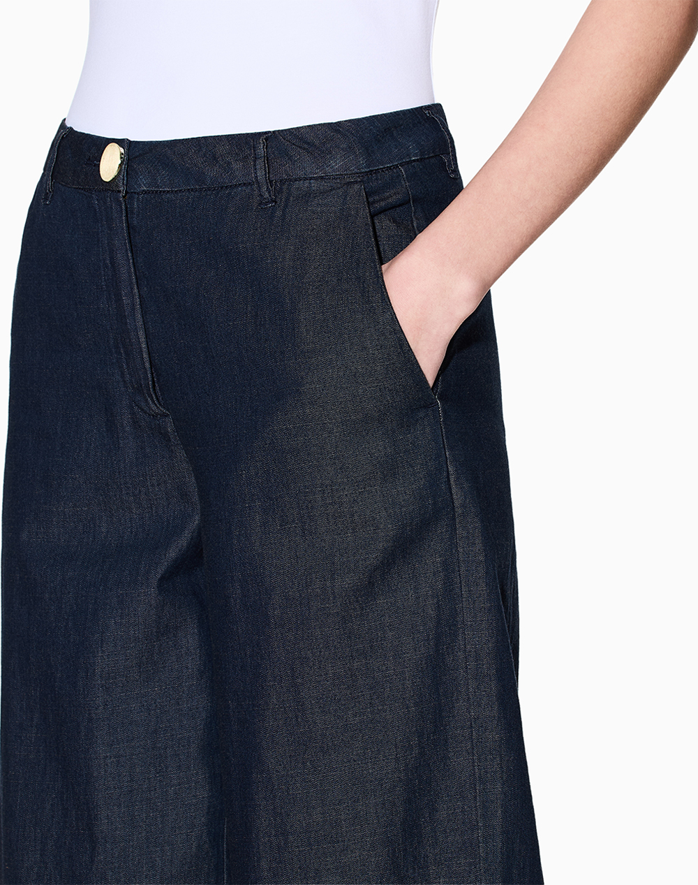 Armani Exchange Trouser Xw002257Af21337-Mb001 Denimdarkblue Γυναικεία ρούχα παντελόνια Jean 5P Cargo Politikos Shop Πολιτικός