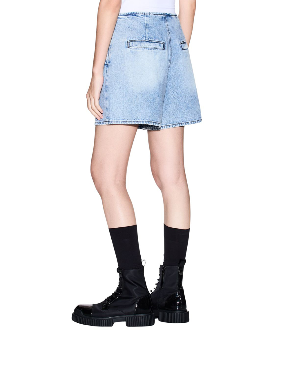 ARMANI EXCHANGE ARMANI EXCHANGE SHORTS XW002265AF21338-MB001 DenimLightBlue - 2