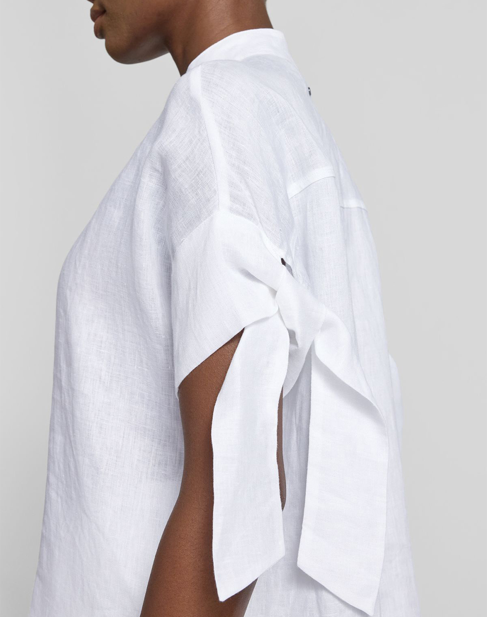 Armani Exchange Shirt Xw001990Af21532-U0002 White Γυναικεία ρούχα πουκάμισα Politikos Shop Πολιτικός