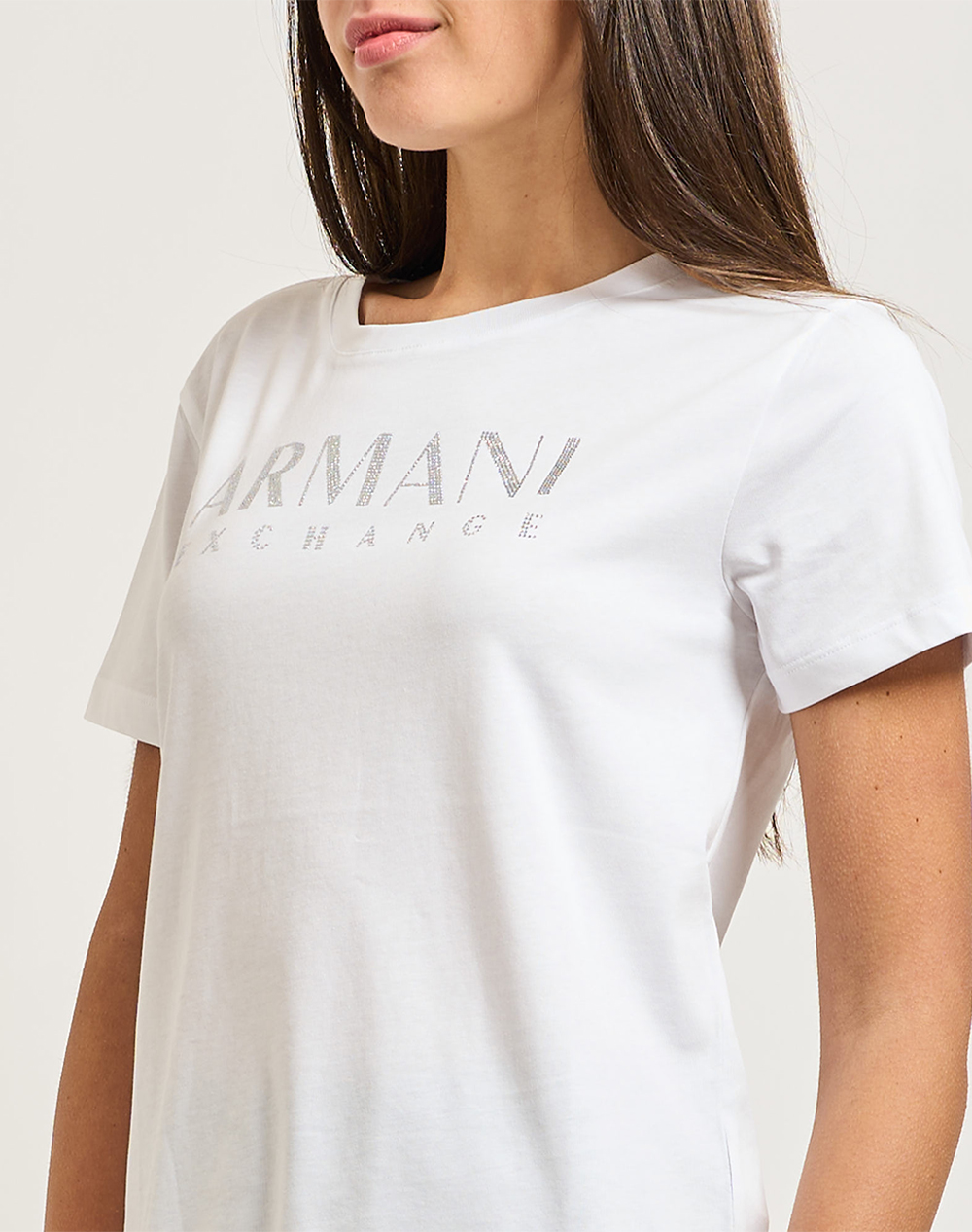 Armani Exchange T-Shirt Xw002294Af17172-U0002 White Γυναικεία ρούχα μπλούζες Τ-Shirt Politikos Shop Πολιτικός