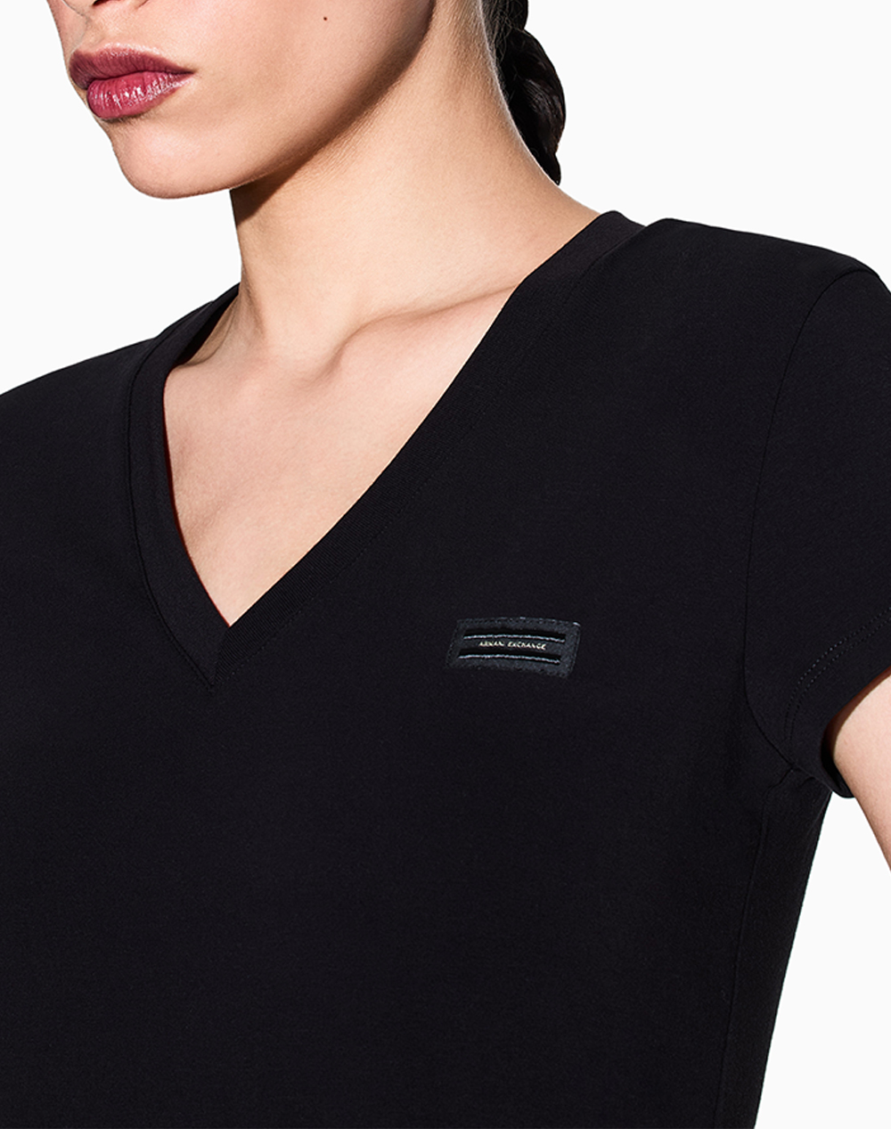 Armani Exchange T-Shirt Xw002315Af16294-Uc001 Black Γυναικεία ρούχα μπλούζες Τ-Shirt Politikos Shop Πολιτικός