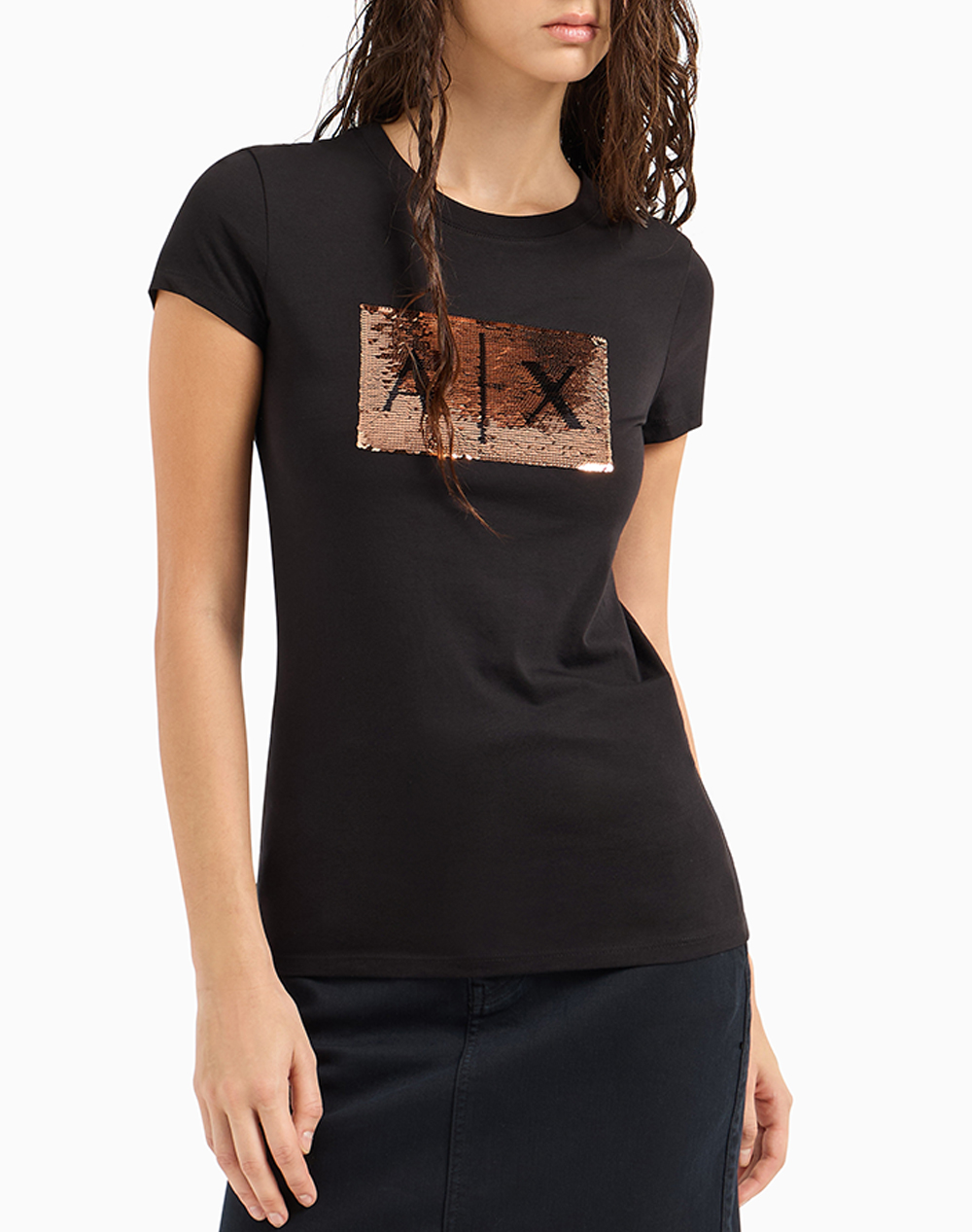 ARMANI EXCHANGE T-SHIRT 8NYTDLYJ73Z-6231 Black