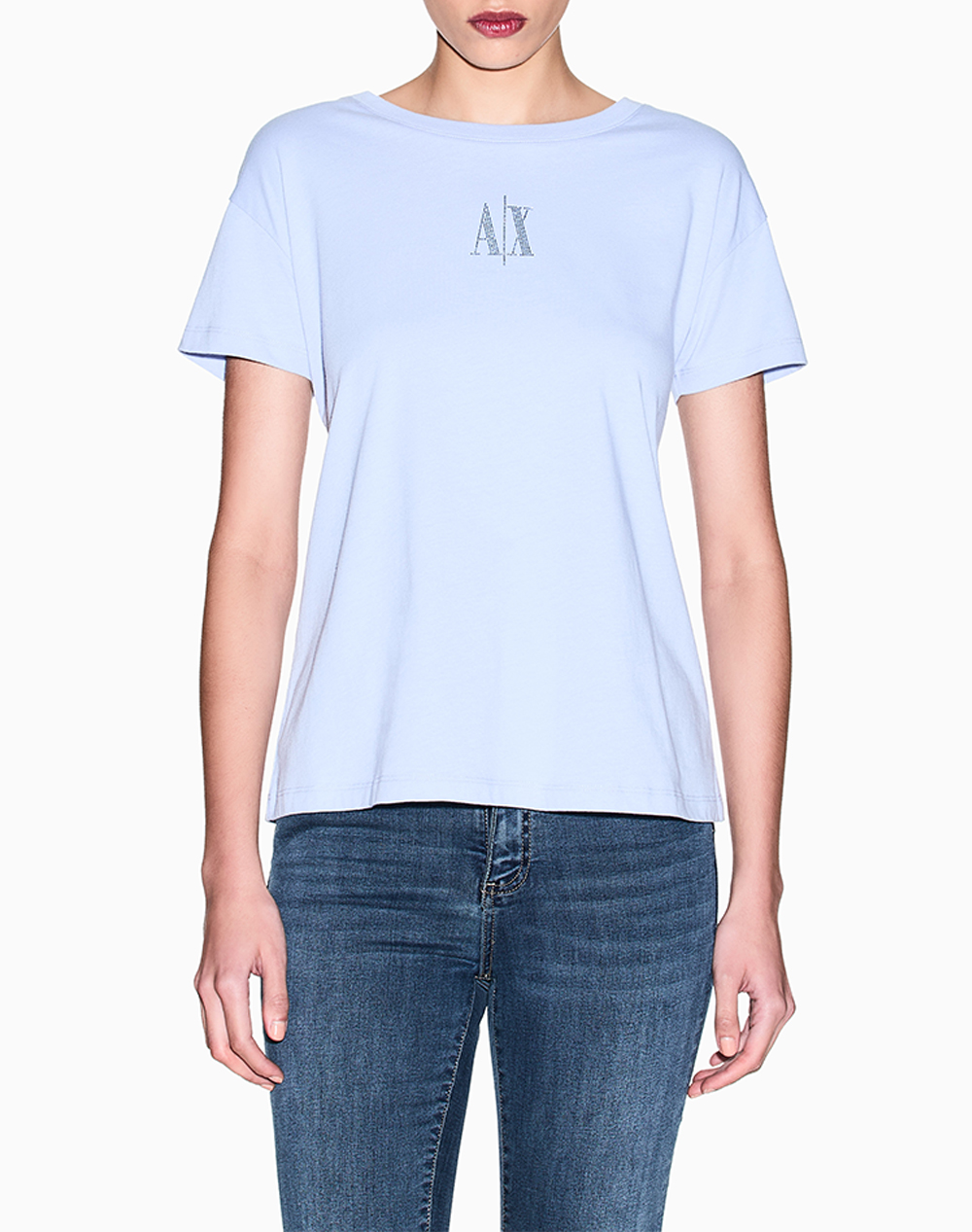 ARMANI EXCHANGE T-SHIRT XW000830AF10356-U9333 LightBlue