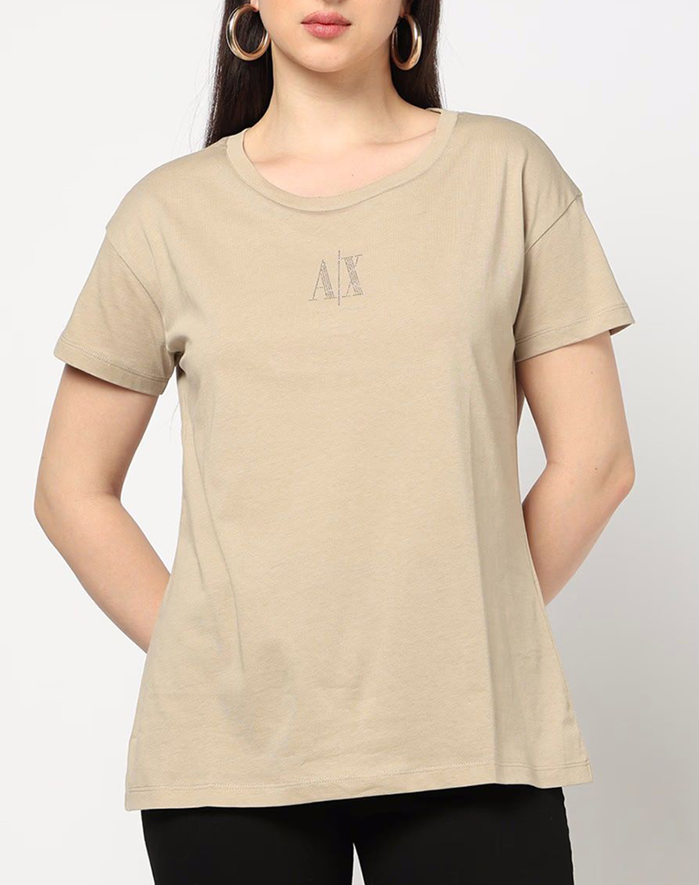 ARMANI EXCHANGE T-SHIRT XW000830AF10356-U6223 SandyBrown
