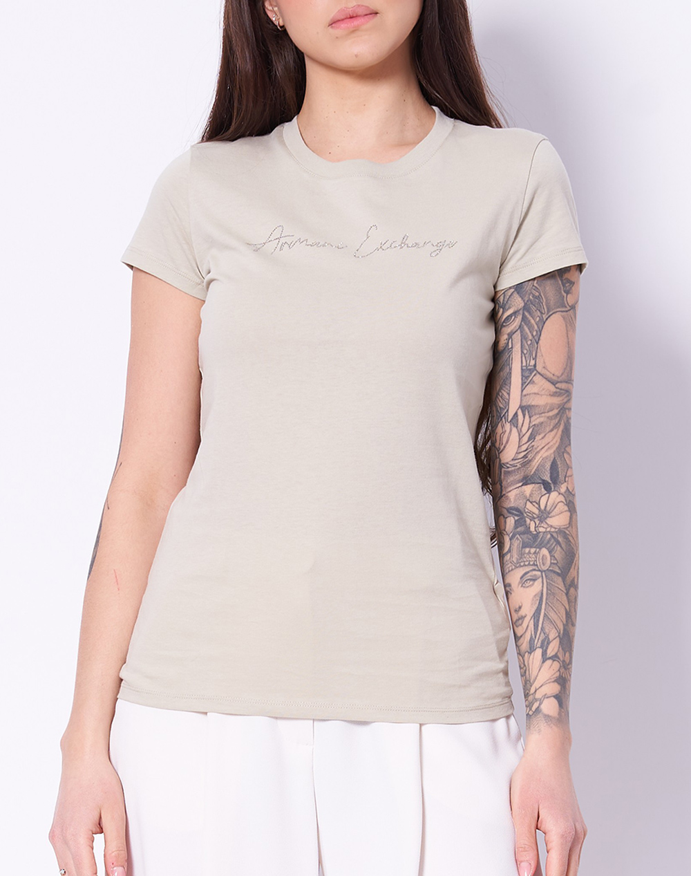 ARMANI EXCHANGE T-SHIRT XW001457AF10356-U6275 Biege