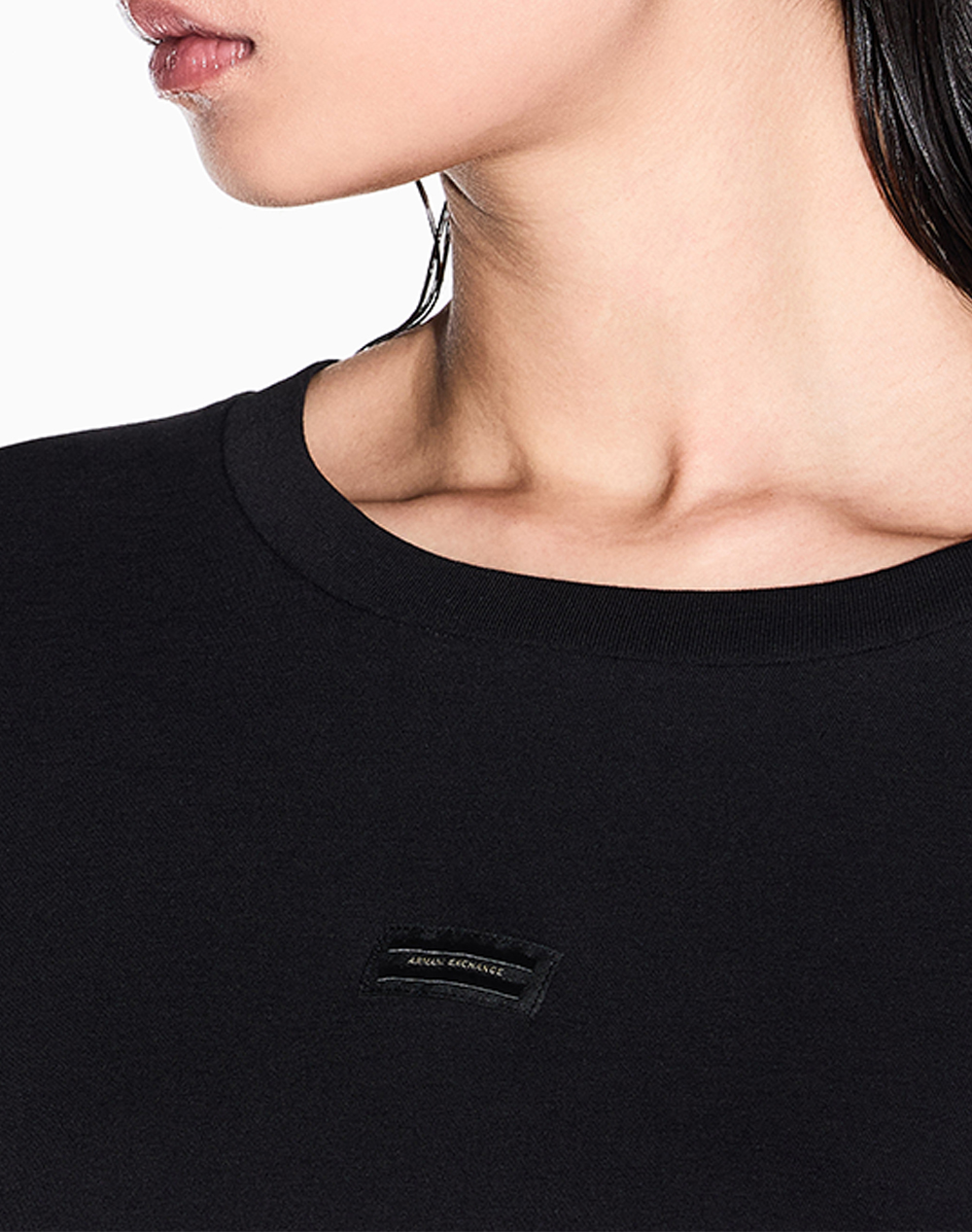 Armani Exchange Dress Xw002085Af10356-Uc001 Black Γυναικεία ρούχα φορέματα Politikos Shop Πολιτικός