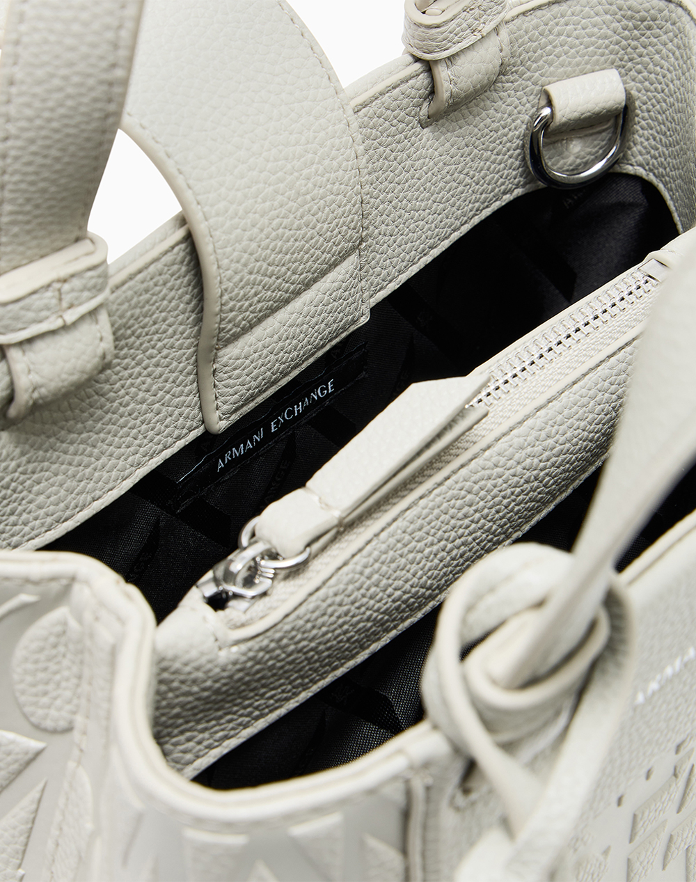 Armani Exchange Shopping Bag Xw001576Af15774-U6275 Cream Γυναικεία αξεσουάρ τσάντες Politikos Shop Πολιτικός