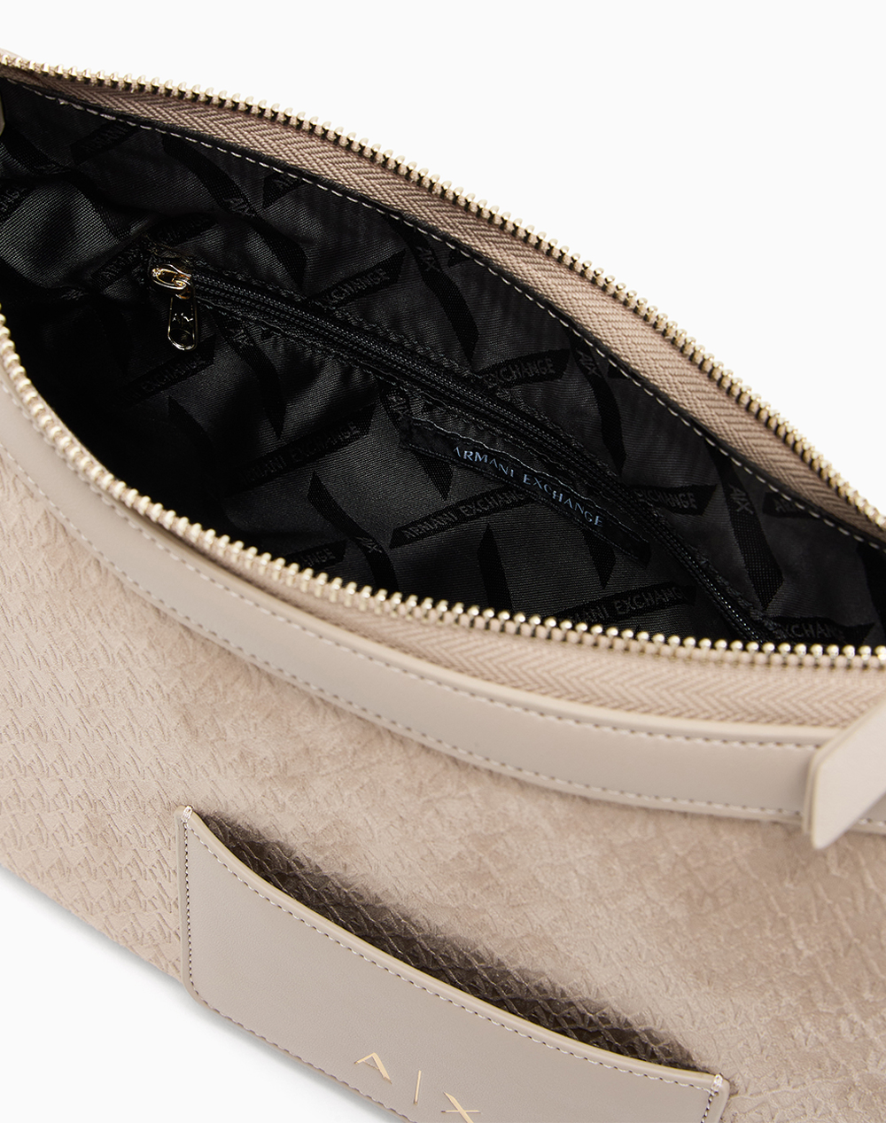 Armani Exchange Shoulder Bag Xw001213Af22645-U6223 Biege Γυναικεία αξεσουάρ τσάντες Politikos Shop Πολιτικός