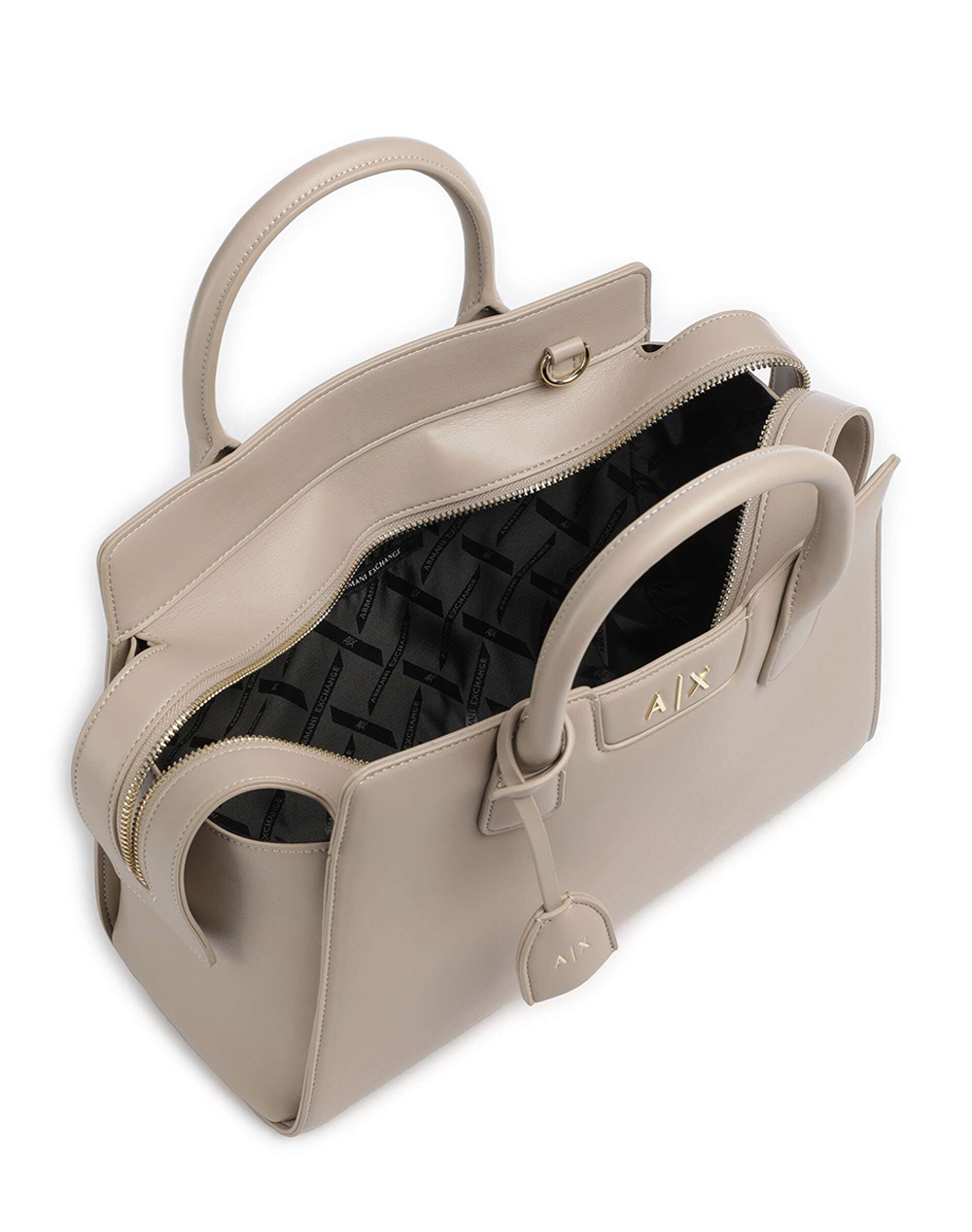 Armani Exchange Shopping Bag Xw002158Af19892-U6223 Biege Γυναικεία αξεσουάρ τσάντες Politikos Shop Πολιτικός