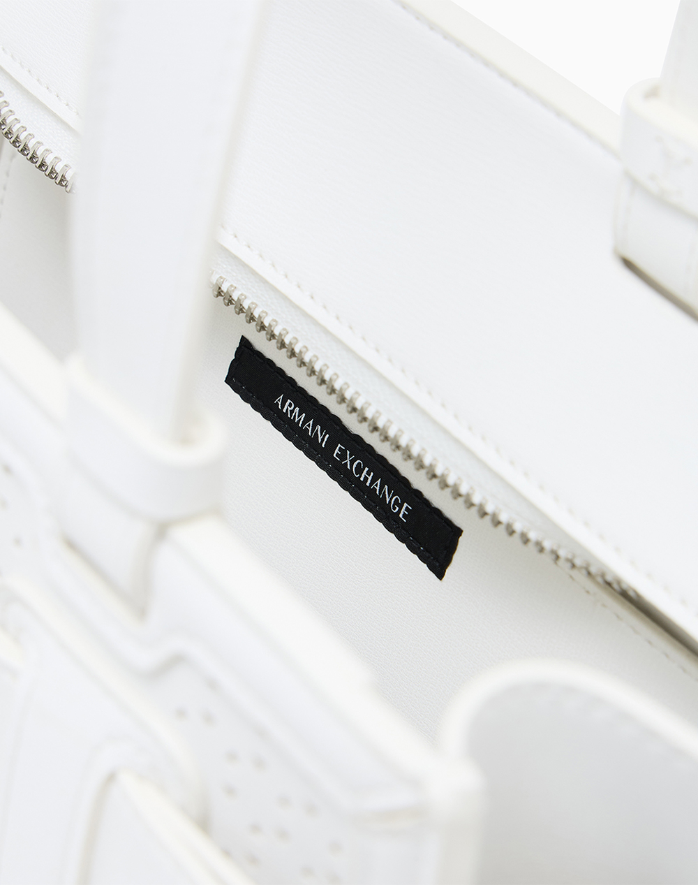 Armani Exchange Shopping Bag Xw000392Af22626-U0011 Offwhite Γυναικεία αξεσουάρ τσάντες Politikos Shop Πολιτικός