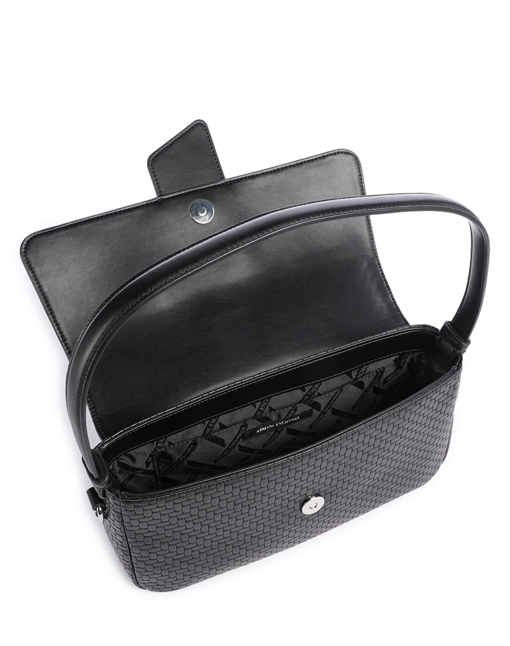 Armani Exchange Shoulder Bag Xw002592Af22628-Uc001 Black Γυναικεία αξεσουάρ τσάντες Politikos Shop Πολιτικός