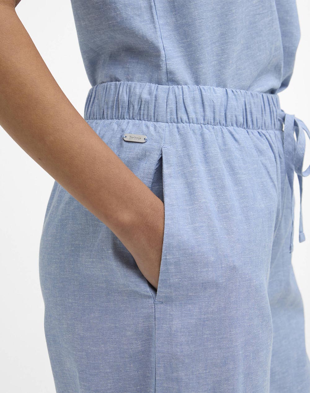 Barbour Παντελόνι Ltr0418-Brbl39 1 Lightblue Γυναικεία ρούχα παντελόνια παντελόνι Φορμας Politikos Shop Πολιτικός