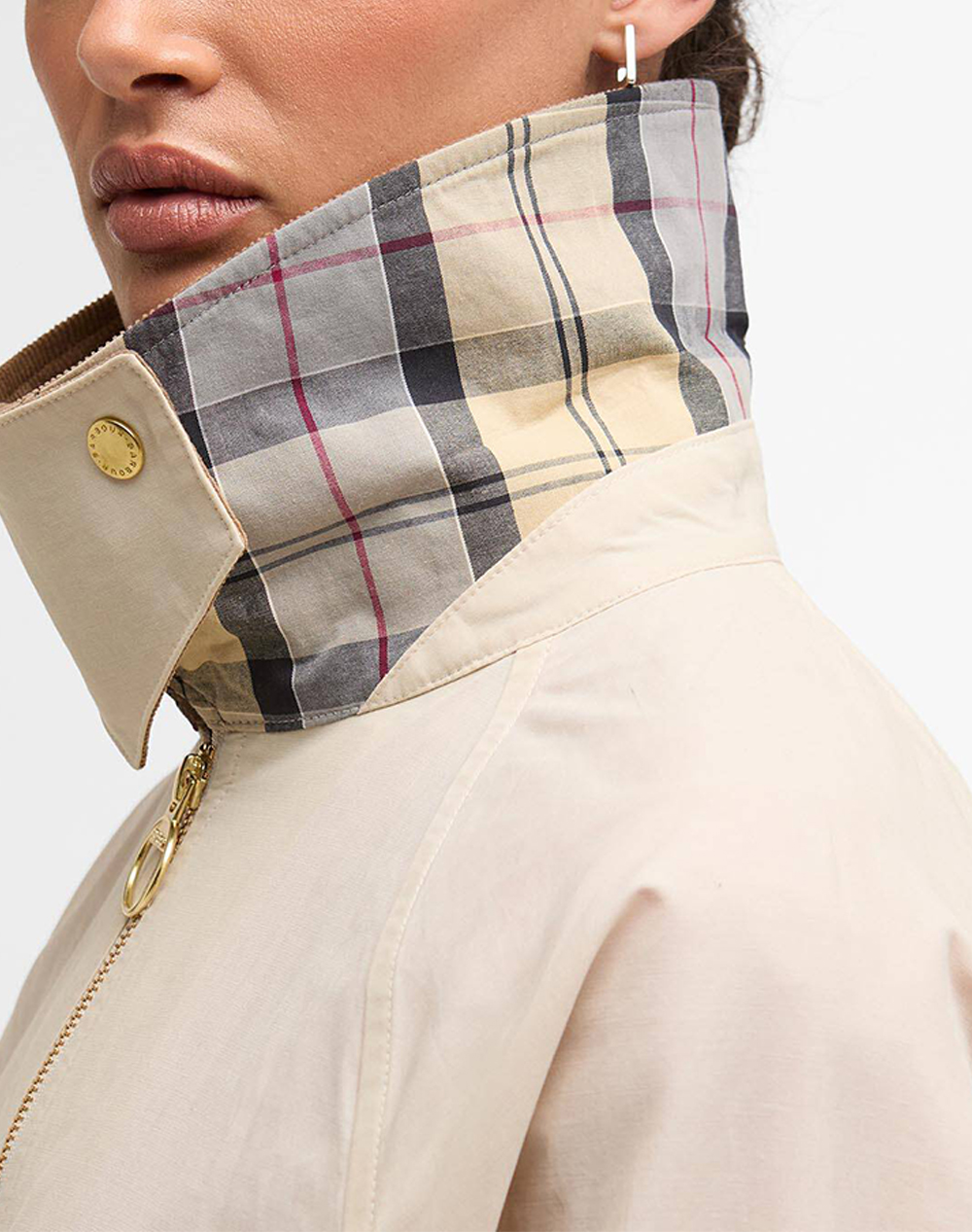Barbour Μπουφάν Αδιαβροχο Lsp0311-Brcr31 17 Cream Γυναικεία ρούχα Πανωφορια μπουφάν Politikos Shop Πολιτικός