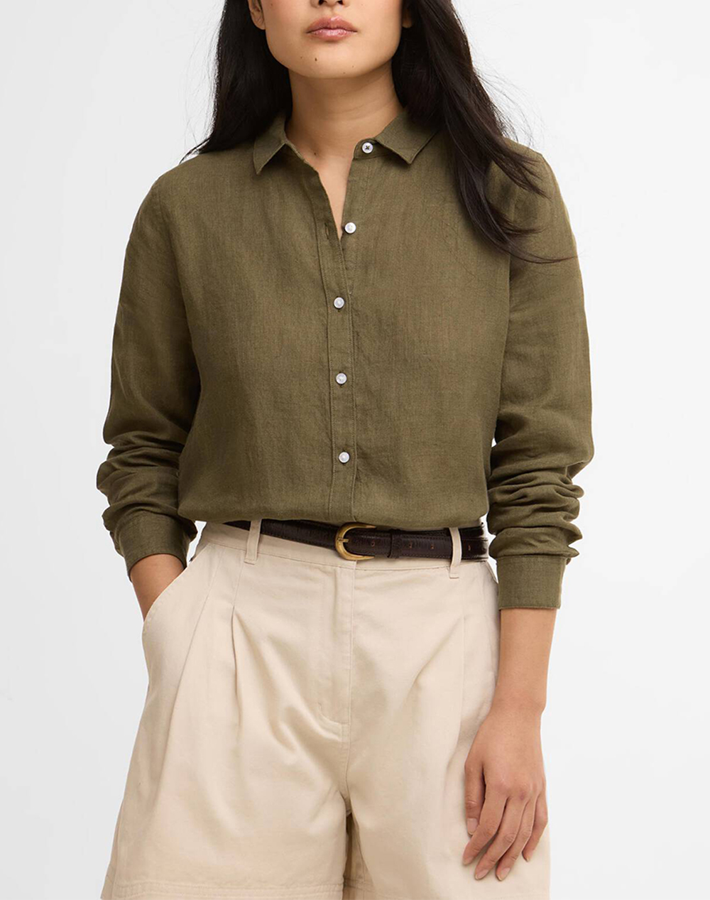 BARBOUR ΠΟΥΚΑΜΙΣΟ LSH1315-BRGN18.1 Khaki