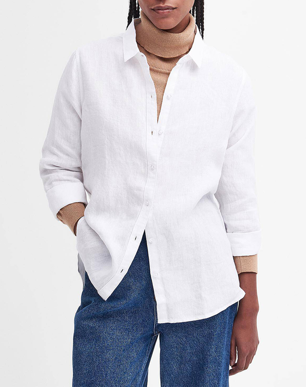 BARBOUR ΠΟΥΚΑΜΙΣΟ LSH1315-BRWH11 White