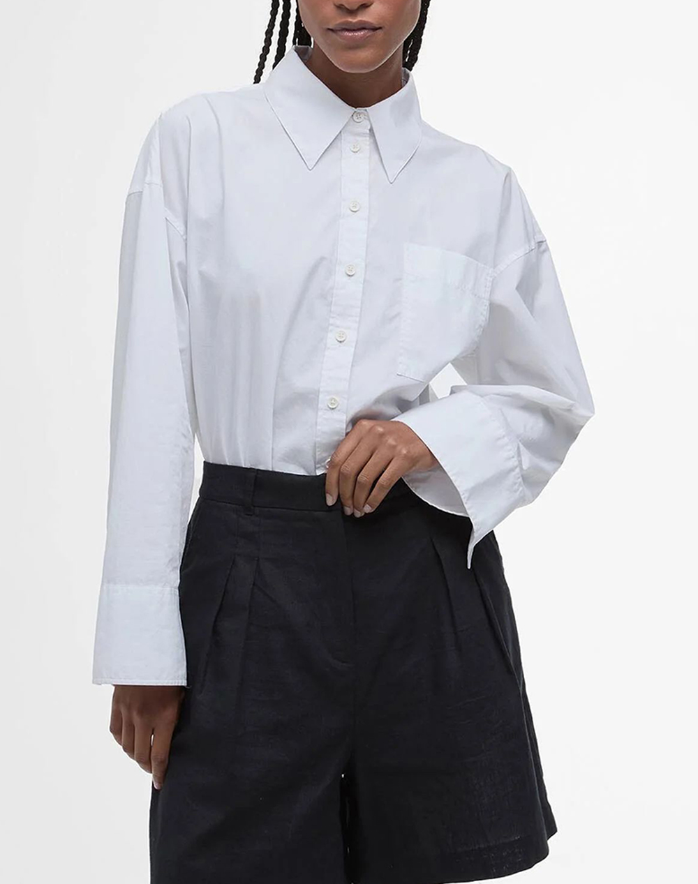 BARBOUR ΠΟΥΚΑΜΙΣΟ LSH1663-BRWH11 White