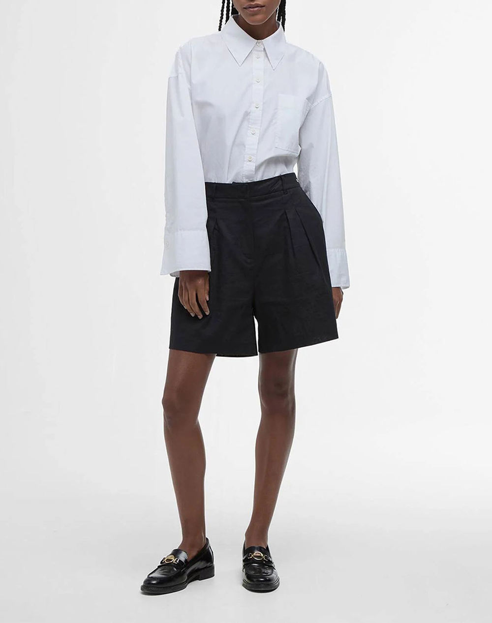 Barbour Πουκαμισο Lsh1663-Brwh11 White Γυναικεία ρούχα πουκάμισα Politikos Shop Πολιτικός