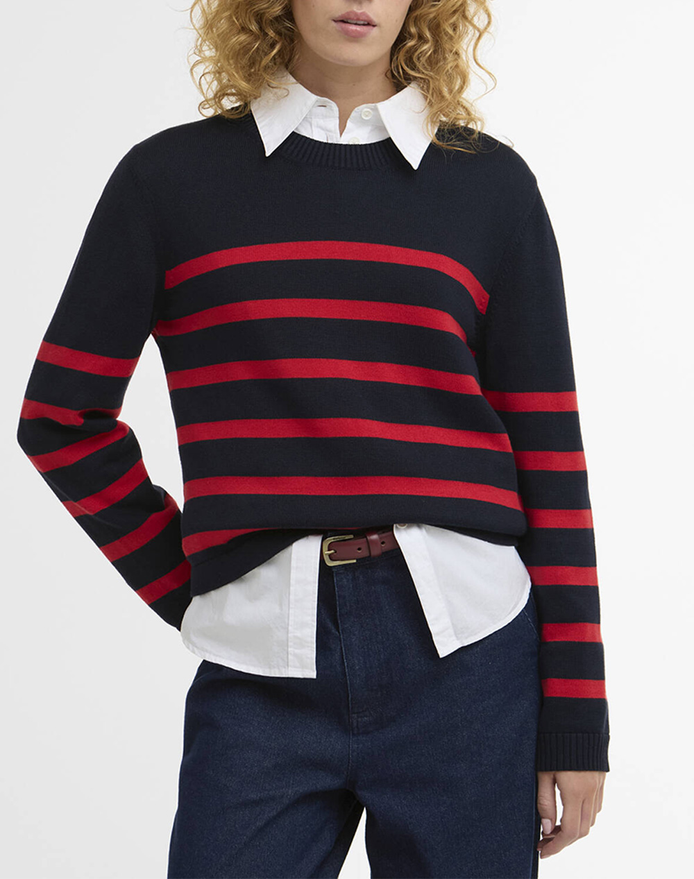 BARBOUR ΠΛΕΚΤΟ LKN1762-BRNY58.2 NavyBlue