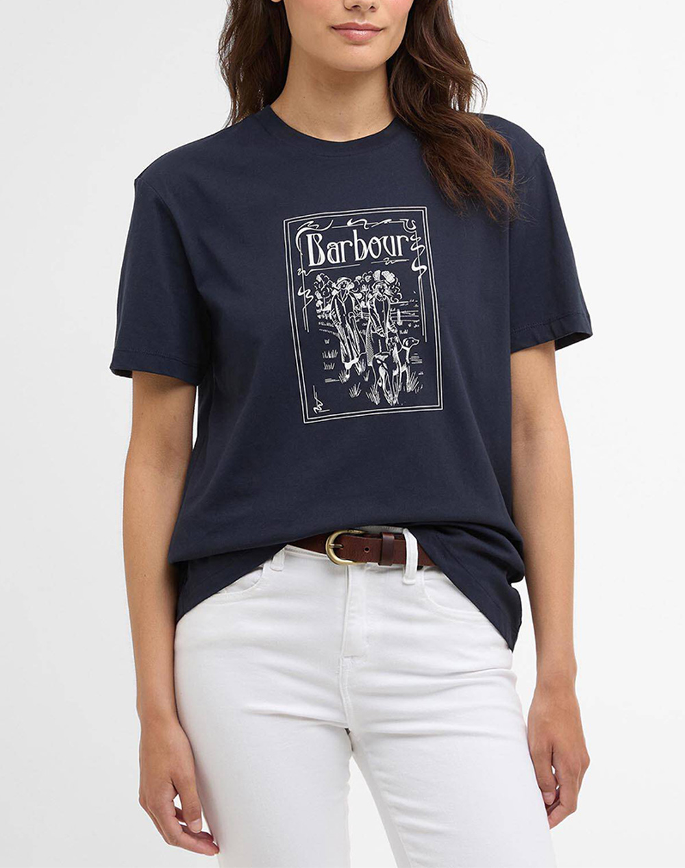 BARBOUR BARBOUR ΜΠΛΟΥΖΑ T-SHIRT Κ/Μ LTS0710-BRNY73.1 NavyBlue