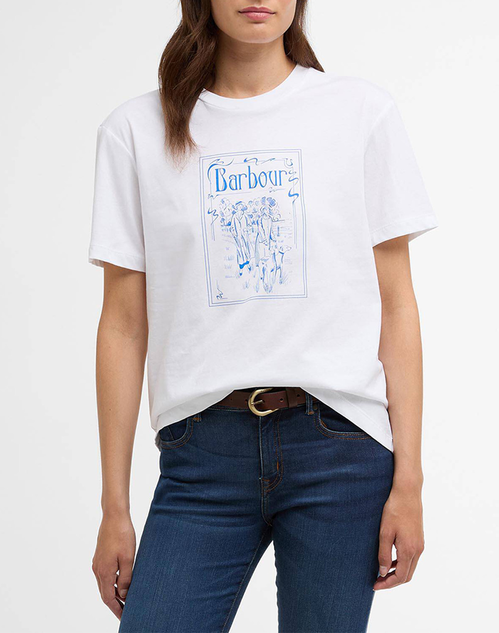 BARBOUR ΜΠΛΟΥΖΑ T-SHIRT Κ/Μ LTS0710-BRWH11 White